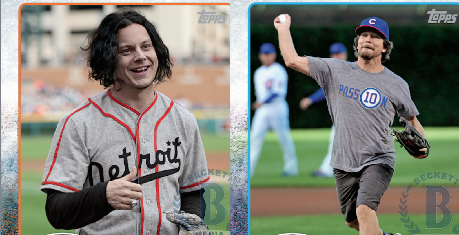 Eddie Vedder And Tom Morello Get Their Own Baseball Cards